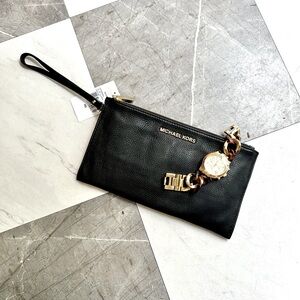 Michael Kors Bedford Wristlet & Watch Bundle